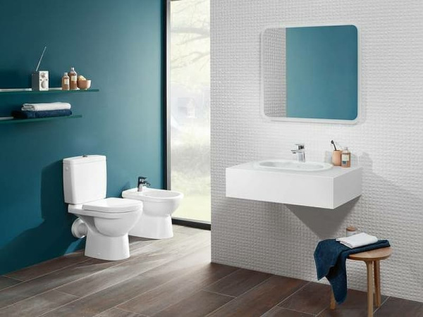 Унитаз, Villeroy&Boch, O'Novo, традиционный (с закрытым смывным краем), тип установки-напольный, ширина, мм-360, глубина, мм-650, высота, мм-400, форм