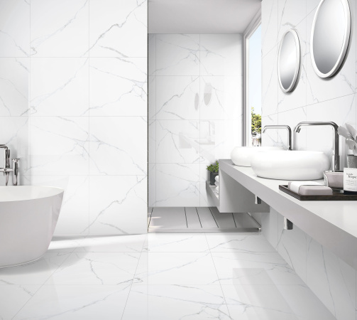 Керамогранит Atlantic White glossy 60*120