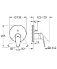 24056002 Смеситель для ванны GROHE Eurodisc Cosmopolitan, хром (24056002)