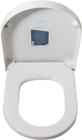 Сиденье для унитаза, Villeroy&Boch, Verity Design, с крышкой, ширина, мм-355, глубина, мм-540, высота, мм-30, тип шарниров-SoftClose, Quick Release, м