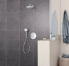 26668000 GROHE Tempesta 250 Верхний душ 250, круглый c душевым кронштейном 380мм, хром