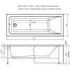 Акриловая ванна Aquanet Bright 180x70 (с каркасом)