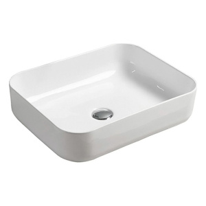 Раковина COMFORTY T-Y9378 (накладная, без отв. под смеситель, без перелива)