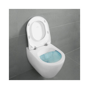 Унитаз, Villeroy&Boch, Subway 2.0, безободковый (с открытым смывным краем), с сиденьем тип установки-подвесной, ширина, мм-370, глубина, мм-560, высот