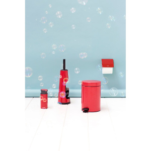 107849 Brabantia Туалетный ершик с держателем / 12,2х42 / металл / красный 
