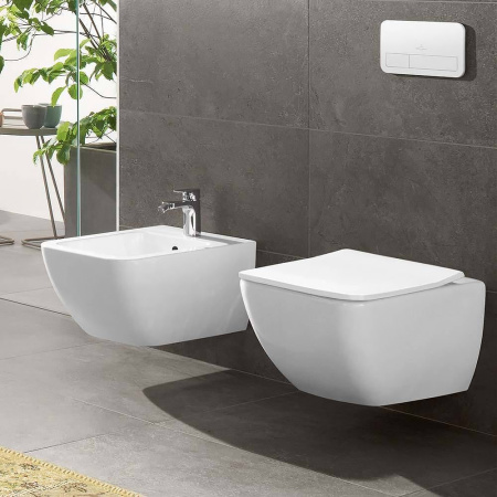 Унитаз, Villeroy&Boch, Venticello, безободковый (с открытым смывным краем), тип установки-подвесной, ширина, мм-375, глубина, мм-560, высота, мм-415, 