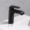 Смеситель для умывальника с донным клапаном Flat black FL 013.20