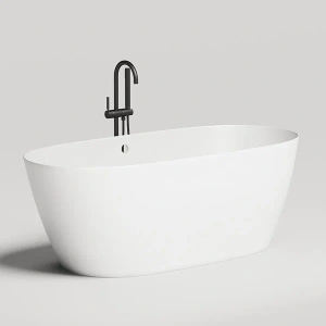 Ванна Salini SOFIA LIGHT 1650x750x600 без перелива, гофра, донный клапан в комплекте, S-Sense, глянцевый