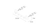 FX-61305-4 Kvadro Планка 4 крючка