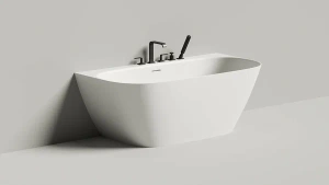 Ванна S-Stone SOFIA WALL 160/80 матовая/ДК белый