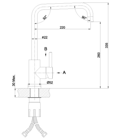 Смеситель Lemark Expert LM5077S для кухни
