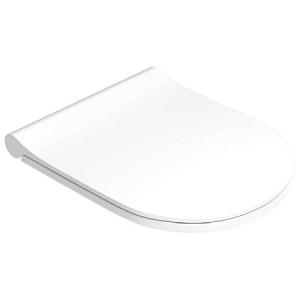 Сиденье для унитаза L3W AVVA, Smartfix, Soft-Close, дюропласт, белое (288928)