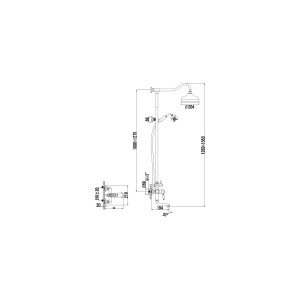 Душевая стойка Lemark Villa LM4862B