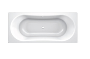 Ванна стальная BLB DUO COMFORT HG 180*80, белая, без отверстий для ручек, без ножек