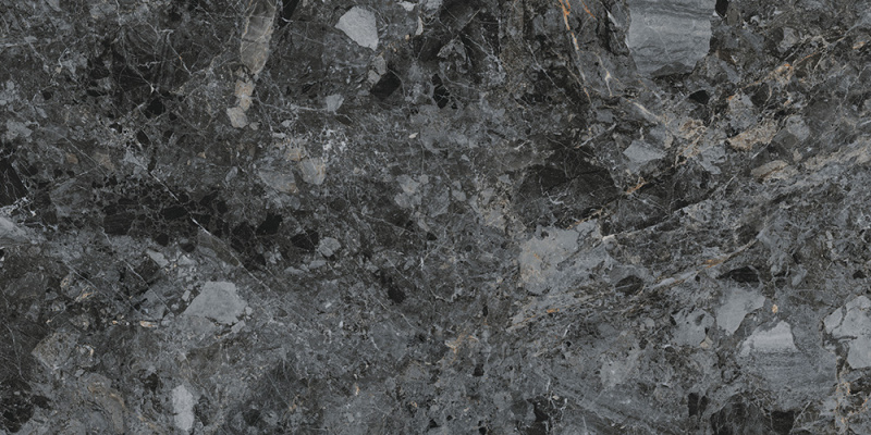 Керамогранит K948087LPR01VTER MarbleS Бреча Черный Лаппато R9 60*120