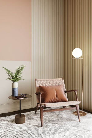 Valley является частью коллекции 3DWall Covering., д 200 x в 25 x ш 1,3 Purotouch® , Также доступна гибкая (flex) версия
