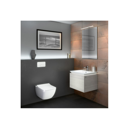 Унитаз, Villeroy&Boch, Venticello, безободковый (с открытым смывным краем), тип установки-подвесной, ширина, мм-375, глубина, мм-560, высота, мм-415, 